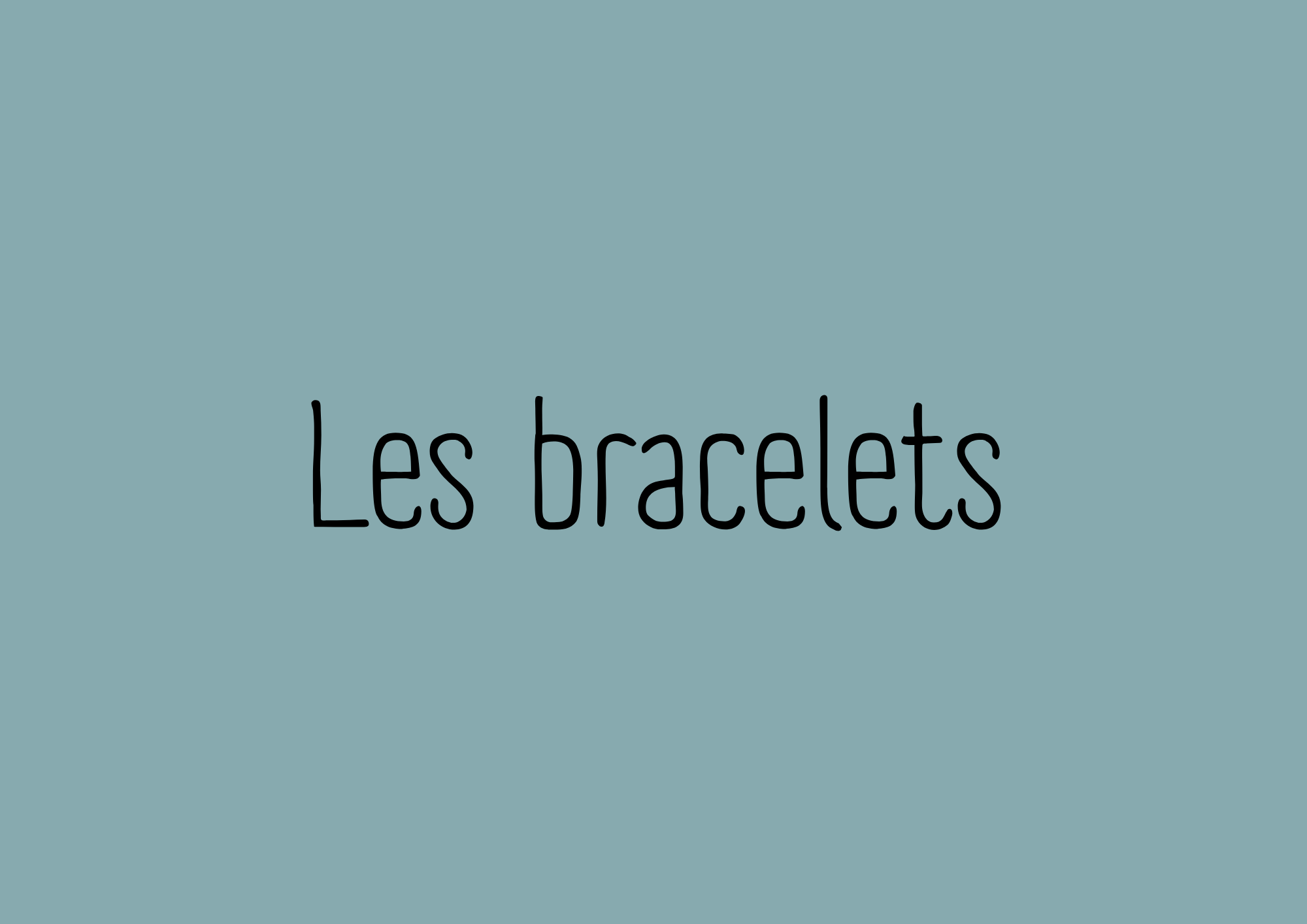 Titre d'une catégorie de couleur sur un fond de couleur bleu ardoise