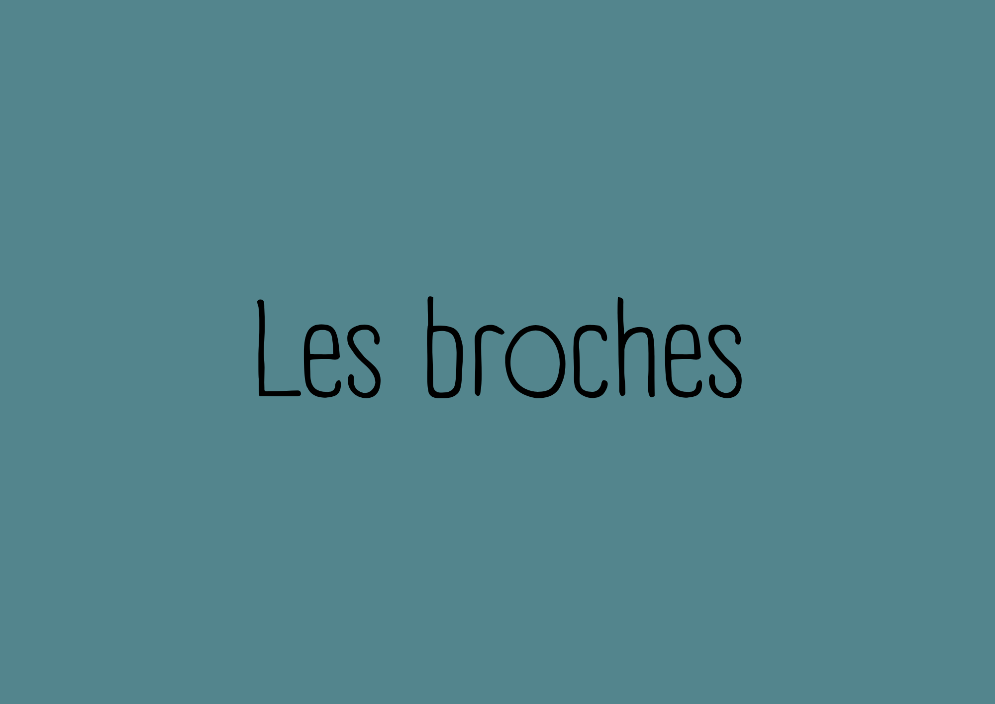 Titre d'une catégorie de bijoux sur un fond de couleur bleu canard